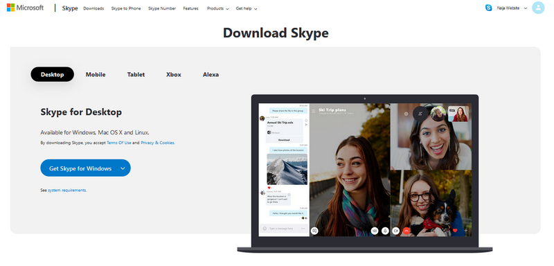 Download Skype