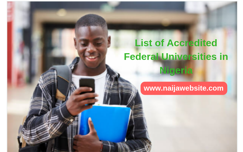 List of Accredited Federal Universities in Nigeria