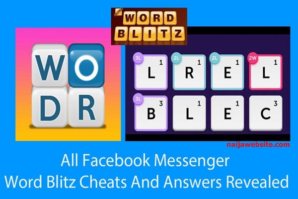 Facebook Word Blitz Game