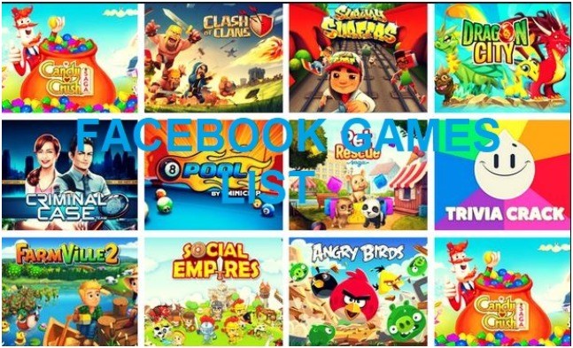 Facebook Gameroom Games