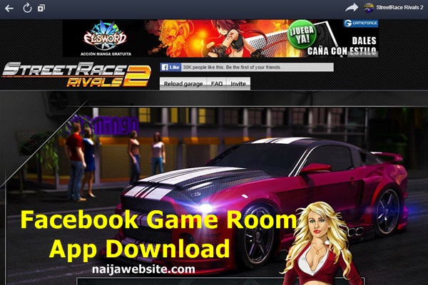 Facebook Game Room App