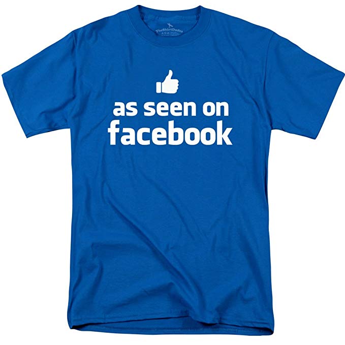 Facebook in Men’s T-Shirt