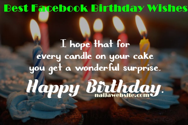 Best Facebook Birthday Wishes