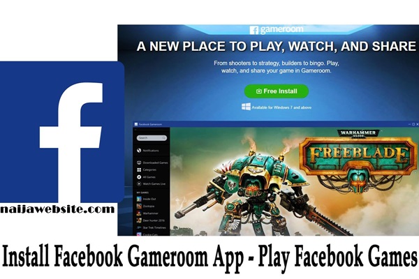 Facebook Gameroom App Installation