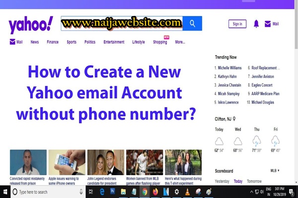 Yahoo Email Account