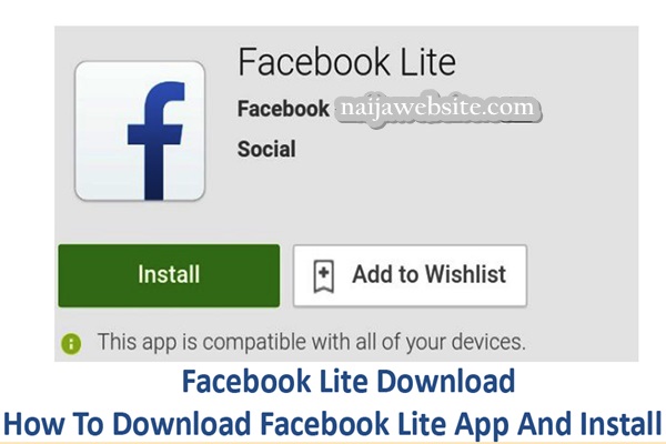 Facebook Lite App Install