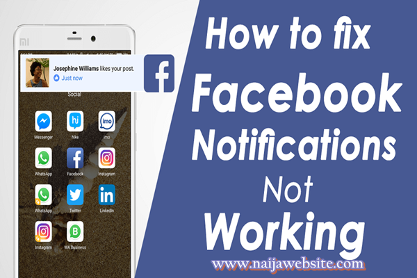 Facebook Notifications Troubleshooting