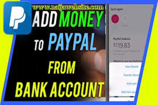 Bank Account Using PayPal