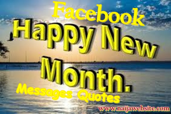 Facebook Happy New Month