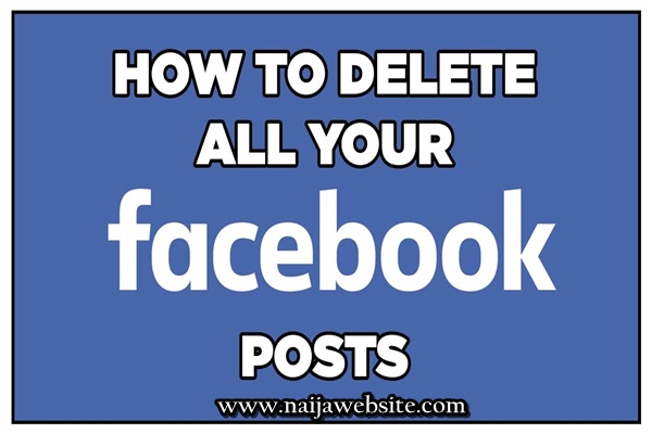 Delete Posts on Facebook