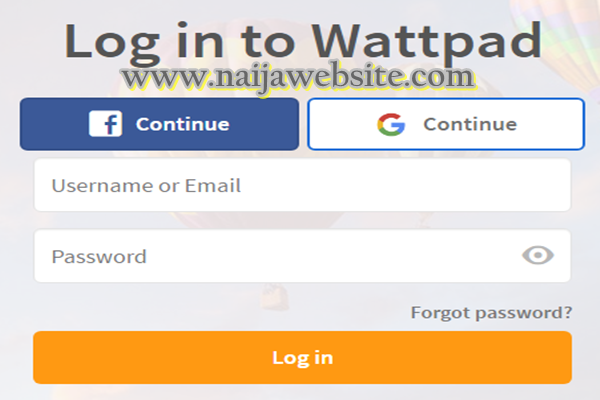 Wattpad Login