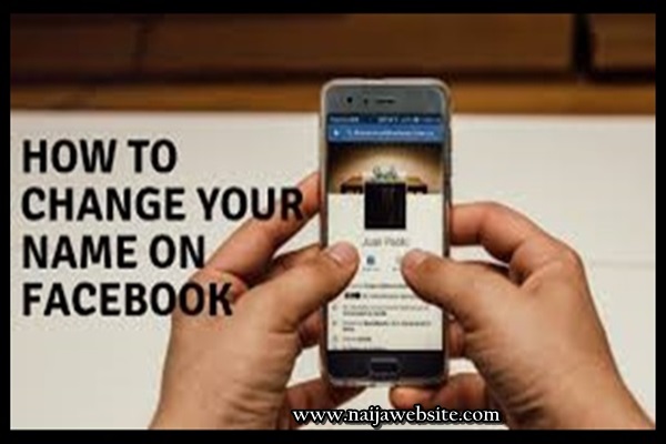 Changing Your Name On Facebook