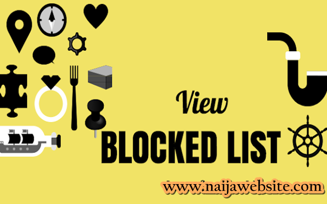 My blocked Facebook List