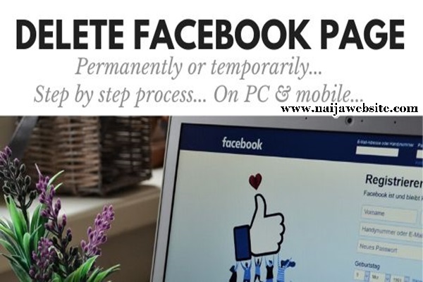 How to Delete A Created Facebook Page 2020