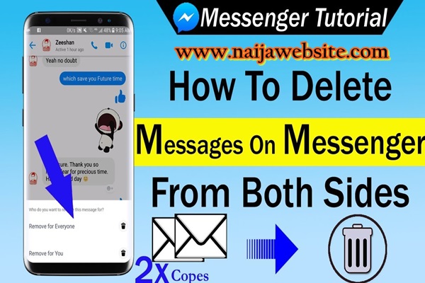 Delete Messages on Facebook messenger