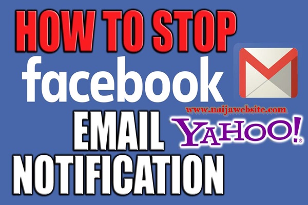 Turn Off Email Notifications On Facebook