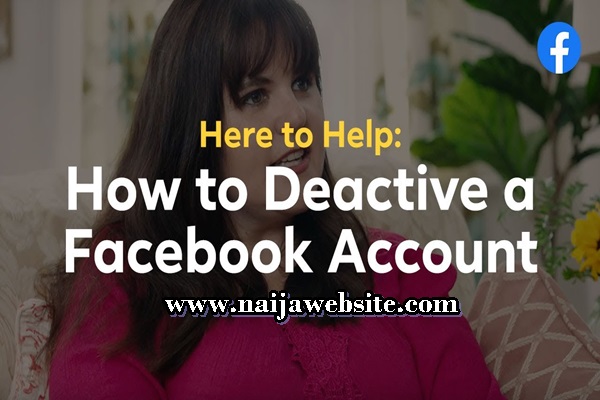 Steps to deactivate Facebook Account 2020