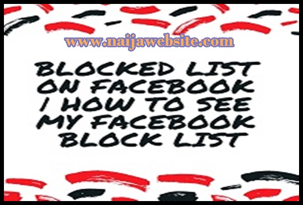 How to View My Blocked List On Facebook
