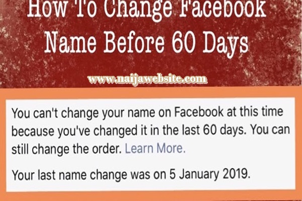 Can change your last name on Facebook