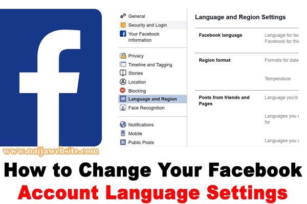 Easily Change Facebook Language