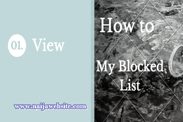 How to See Or View My Blocked Facebook List