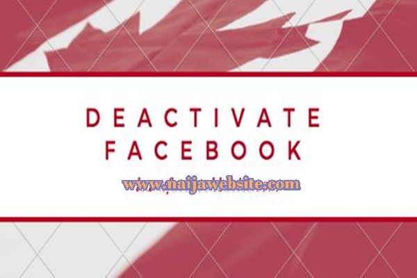 Deactivate your Facebook account in 10secs