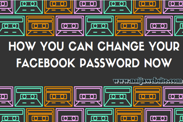 Facebook password and secure your account now