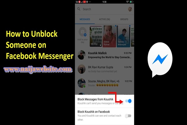How to unblock somebody on Facebook