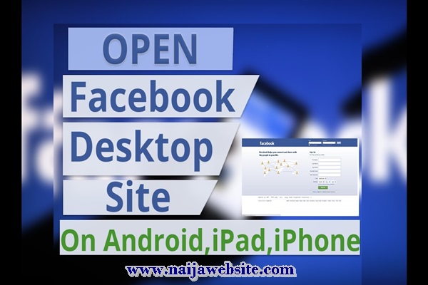 Desktop Site Facebook