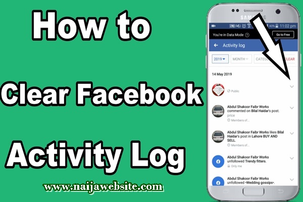 How to Delete Activity Log on Facebook