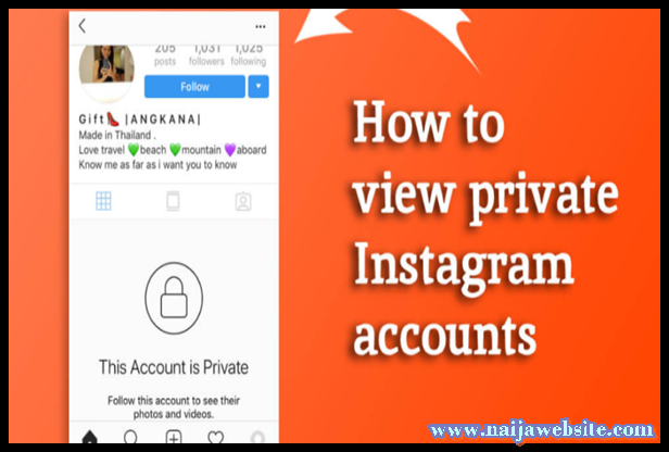 How to look at someone Instagram Private