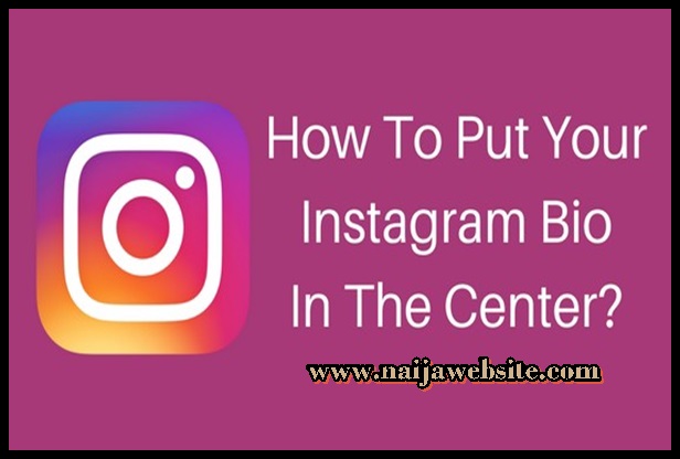 Instagram Center Bio