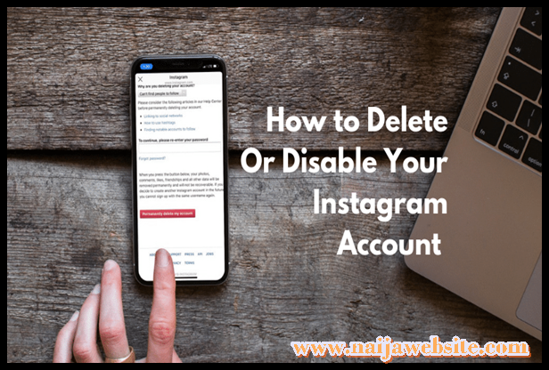 How to Deactivate Instagram Account