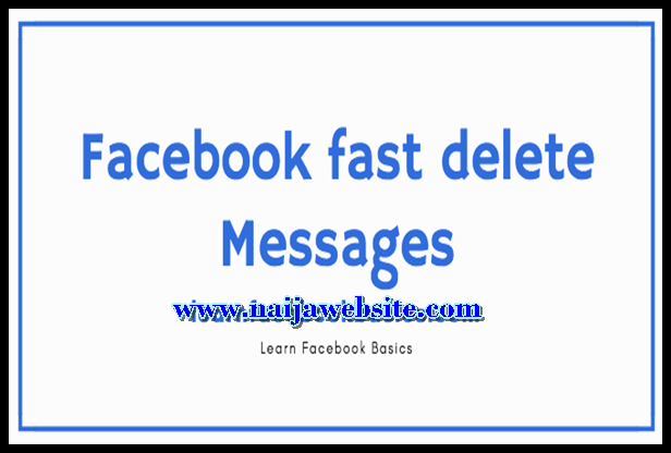 Delete Messages On Facebook