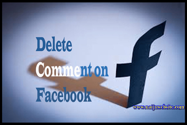 How to delete comments on Facebook