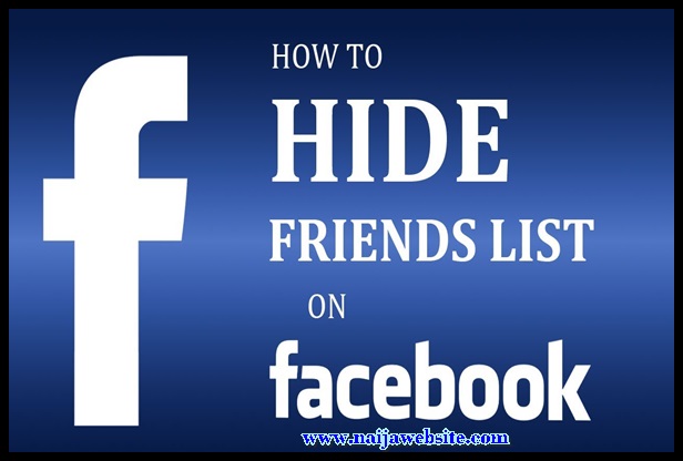 How do I hide friends on Facebook