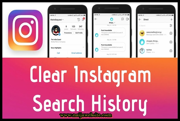 How to Clear Search Instagram
