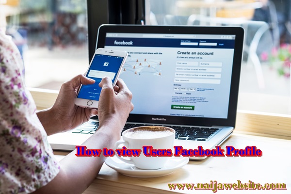 How to view Users Facebook Profile