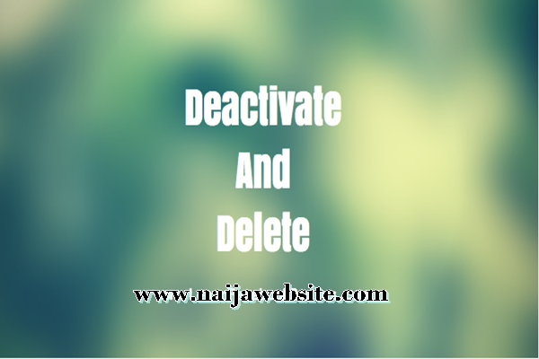 Deactivate Facebook Account Temporarily