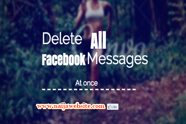 How to Delete all messages at once on Facebook