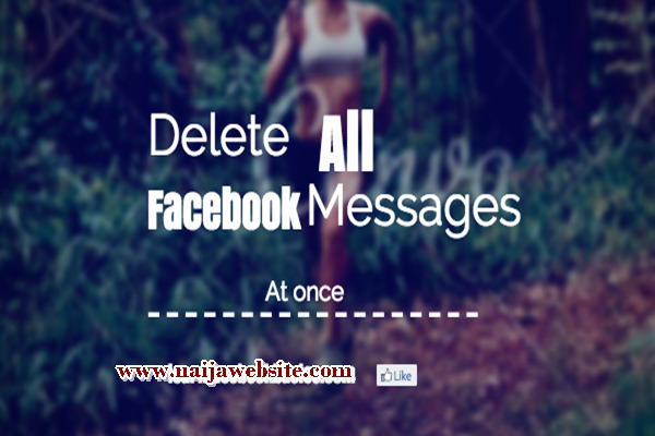 How to Delete all messages at once on Facebook
