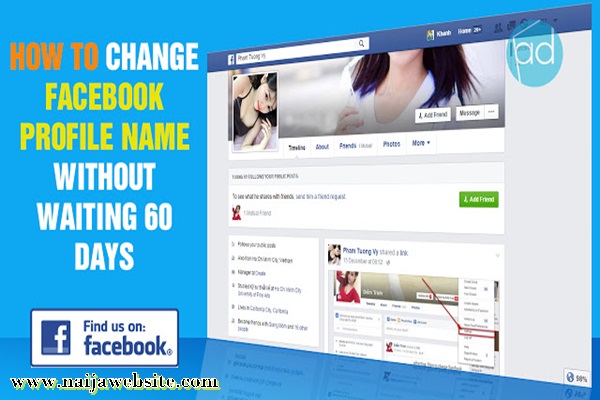 Tips On How To Change Your Name on Facebook