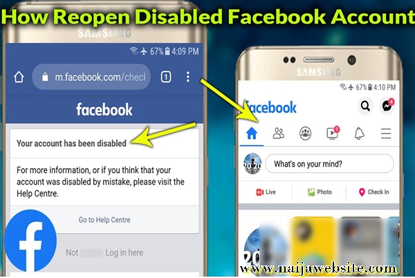 Reopen Facebook Account