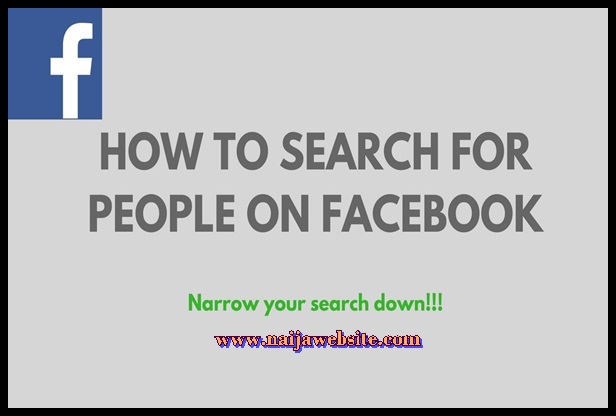 Find People on Facebook