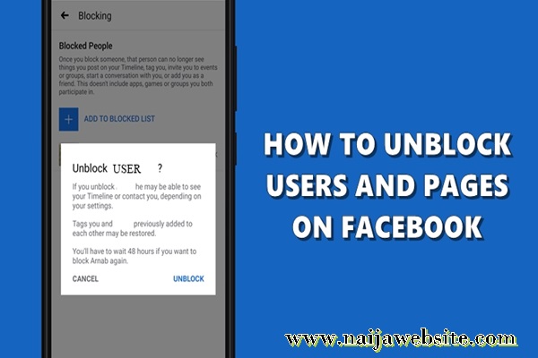How you can unblock your blocked Facebook friend
