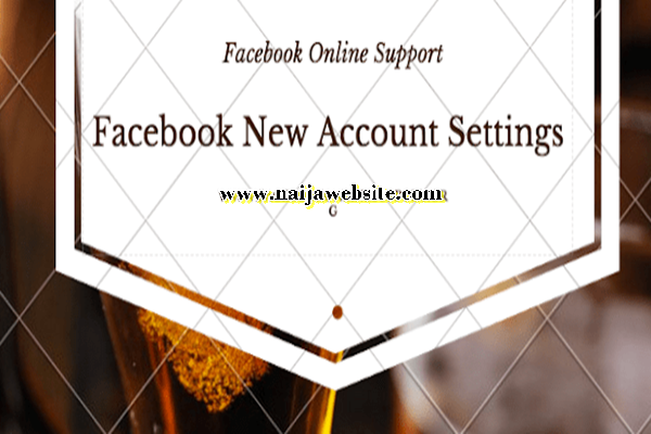Facebook general account settings