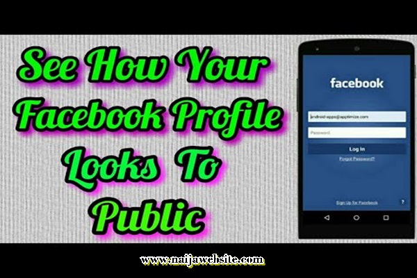 How to View your Facebook Profile as Public
