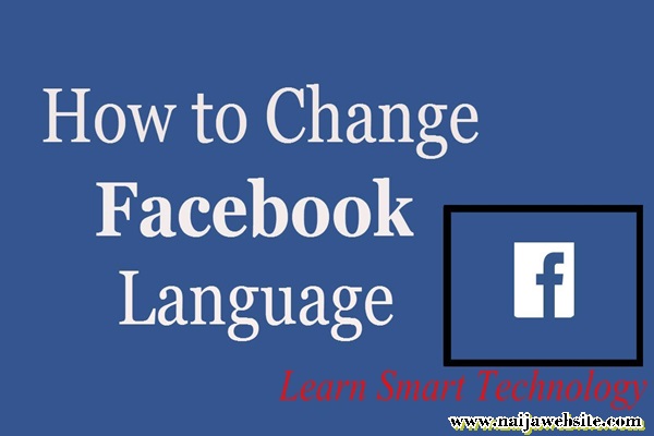 Facebook language settings