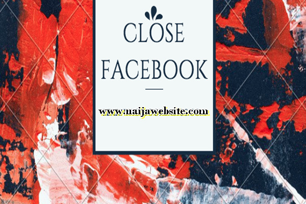 Close Facebook account temporarily and permanently