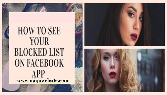 How and Where to View blocked list on Facebook